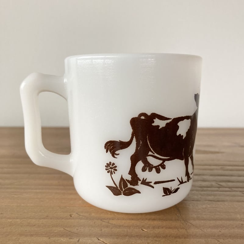HAZEL ATLAS ヘーゼルアトラス チャイルドマグ 動物アルファベット Cow