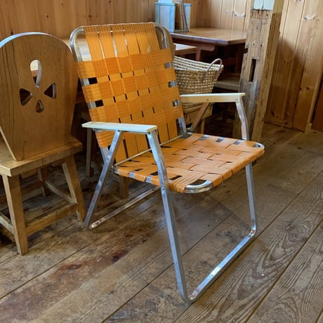 LAWN CHAIR VINTAGE 1960年代 〜1970年代 オレンジ