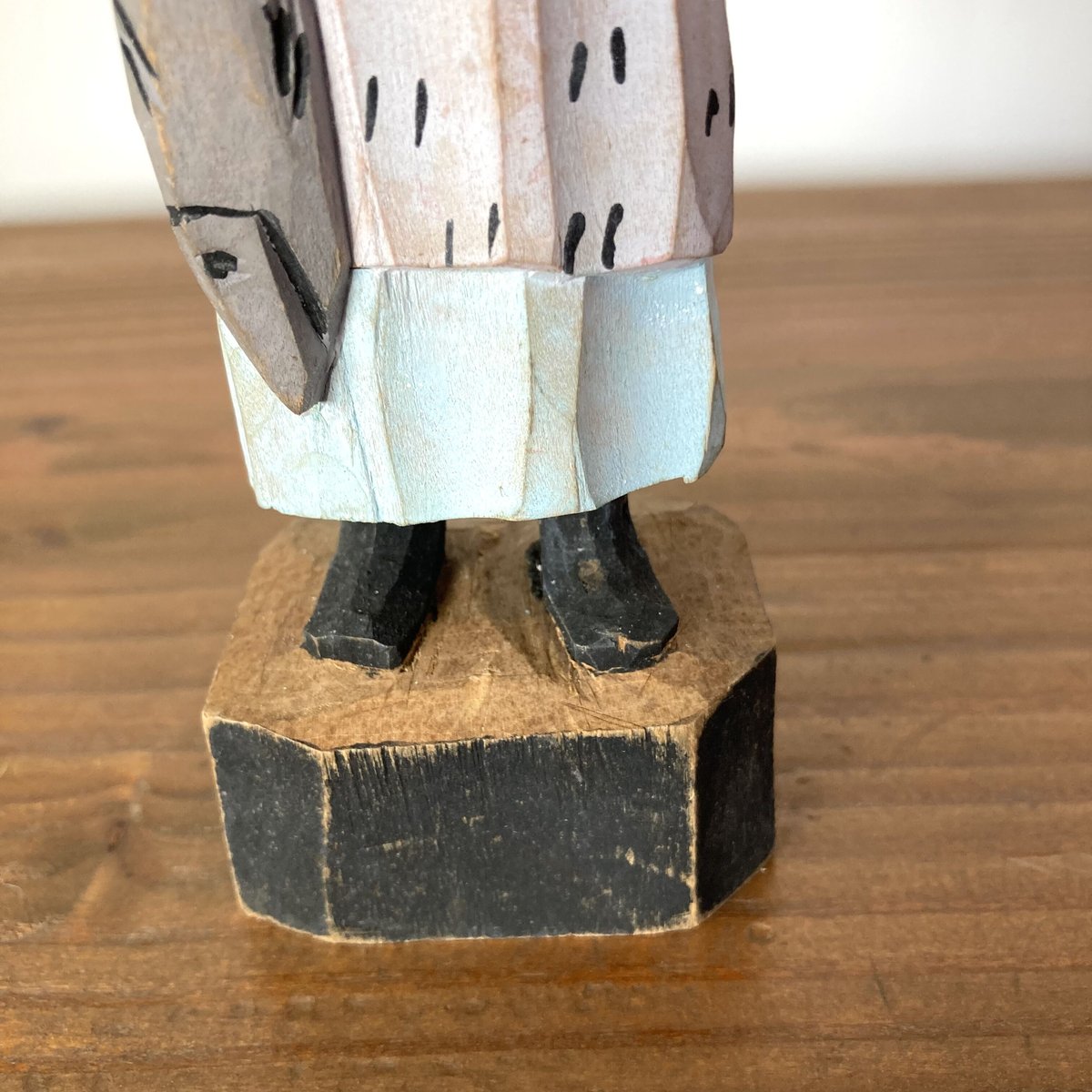 Canada Quebec Wood Carving ケベック木彫り彫刻 ／Old Woman