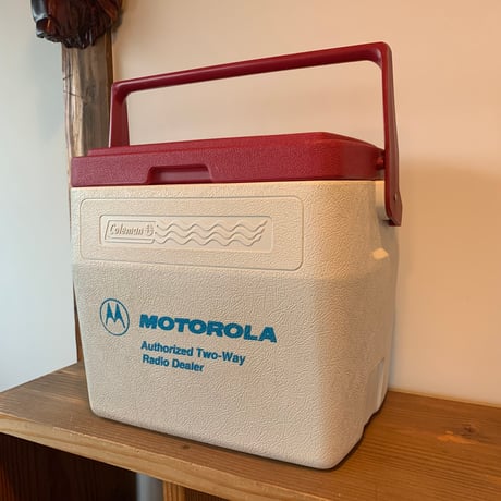 Coleman coolerbox 1994年1月製 Coleman x MOTOROLA コールマン モトローラ クーラーボックス 1990年代 希少貴重 vintage