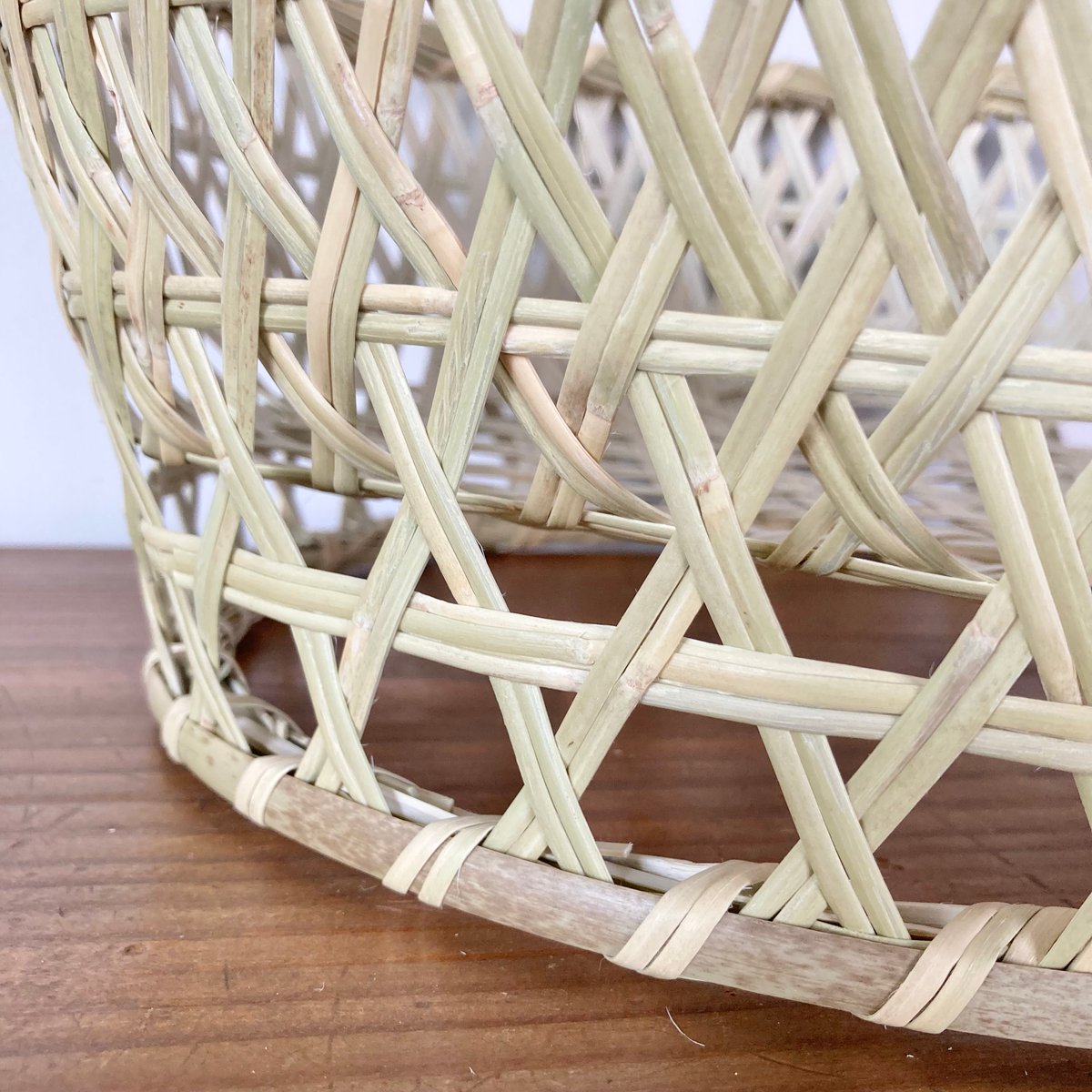 スズ竹 すず竹 ごかご 椀かご(中)／岩手県一戸 鳥越竹細工