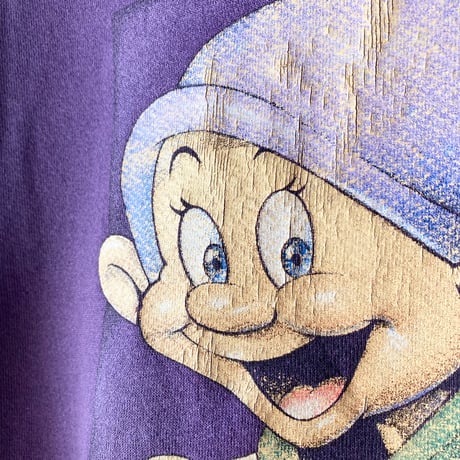 Disney DOPEY ドーピー 白雪姫 7人のこびと スウェット MADE IN U.S.A. 1990s