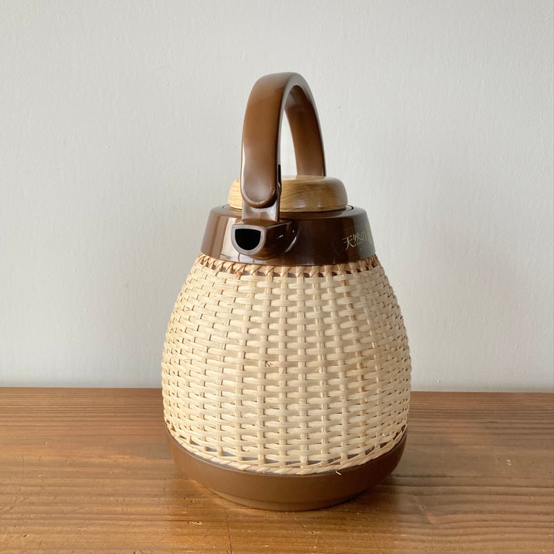 【希少】【美品】象印マホービン　1953年製　アンティーク 象印マホービン 卓上籐ポット デッドストック品 | MILMOUNTAIN STORE