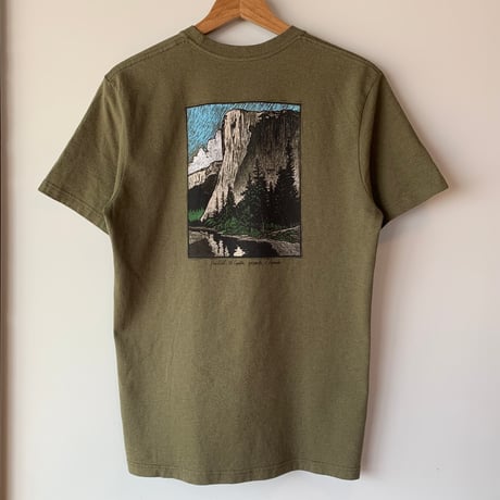 patagonia S/S M YOSEMITE Down Woll,El Capitan,Yosemite,California パタゴニア VINTAGE
