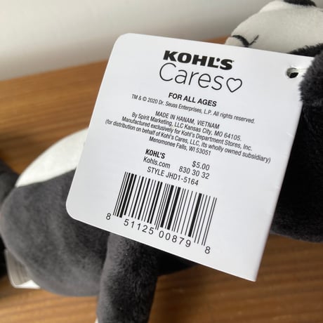 Dr.Seuss THE CAT IN THE HAT  ドクター・スース キャット イン ザ ハット ぬいぐるみ KOHL’S
