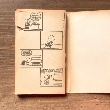 PEANUTS BOOK [YOU’RE NOT FOR REAL,SNOOPY] ヴィンテージ ピーナッツコミック ペーパーバック／CHARLES M. SCHULZ
