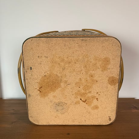 Hawkeye BURLINGTON BASKET CO. 1960年代 トールペイント ピクニックバスケット