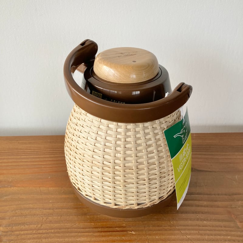 【希少】【美品】象印マホービン　1953年製　アンティーク 象印マホービン 卓上籐ポット デッドストック品 | MILMOUNTAIN STORE