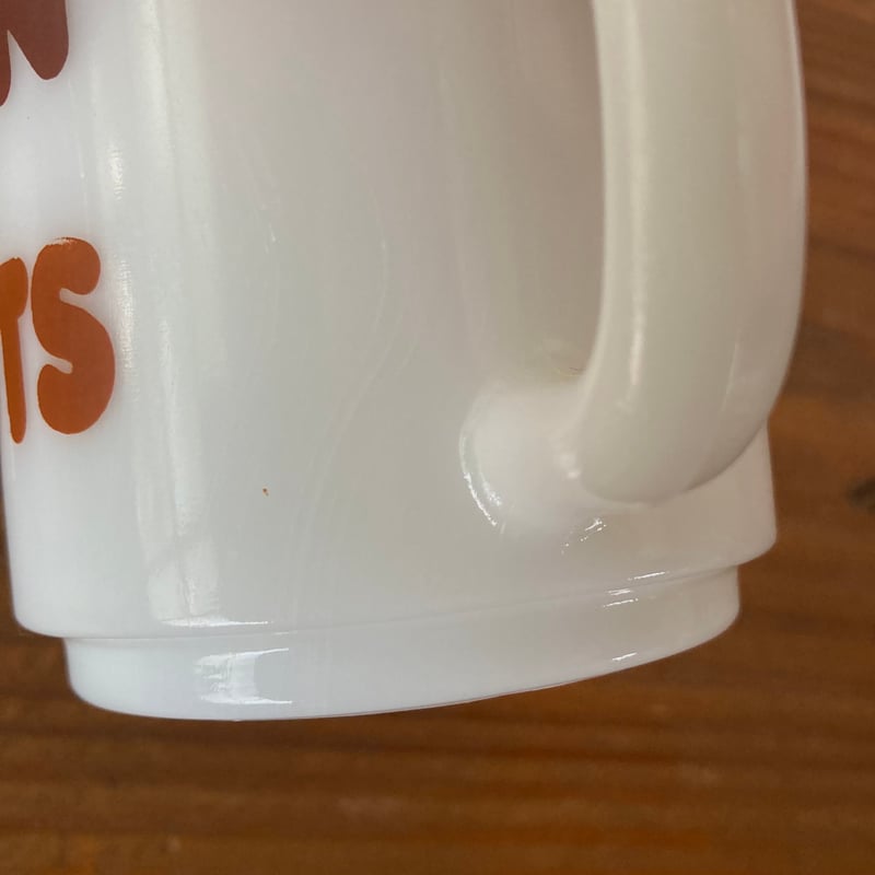 Glasbake DUNKIN' DONUTS ロゴ ミルクガラス製 マグカップ 3166cc8d19f5044f8b2ac923d64848