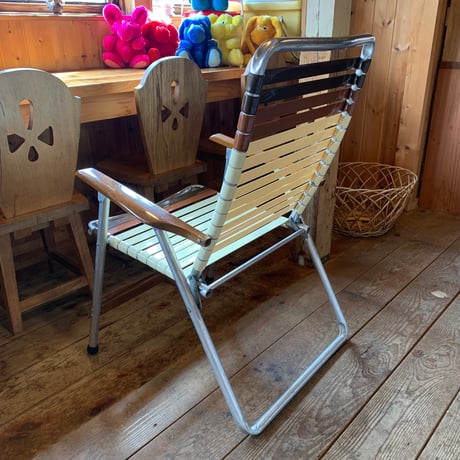 パティオチェア no.1 THE TELESCOPE FOLDING FURNITURE CO.INC. NEW YORK made in USA  lawnchair ローンチェア vintage
