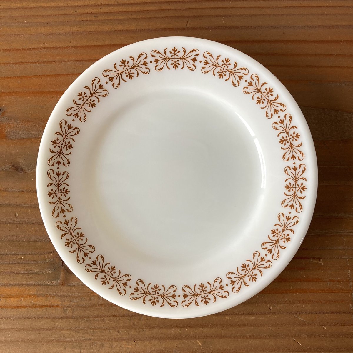 PYREX オールドパイレックス サラダプレート/Copper Filigree B PYREX オールドパイレックス サラダプレート/Copper Filigree B