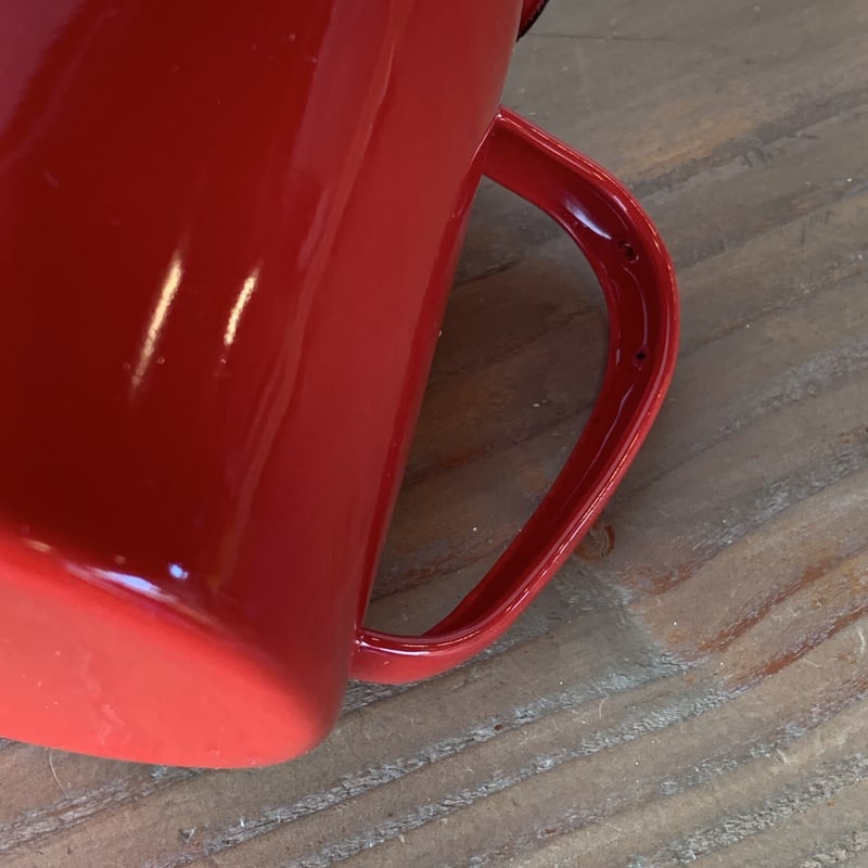 赤いマグカップ レグザ 庭木琺瑯マグ Niwaki Enamel Mug ニワキエナメルマグ ホーロー