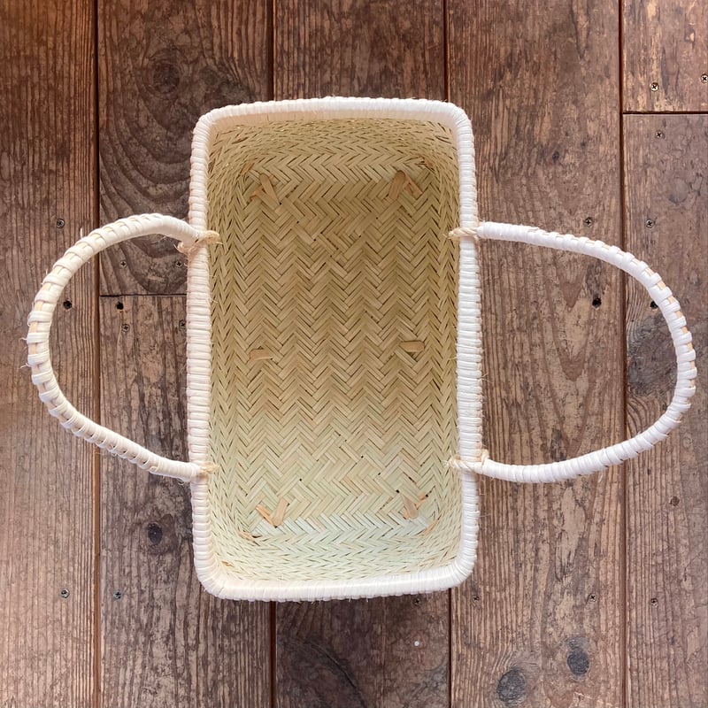 市場カゴ　すず竹 スズ竹 すず竹 手提げかご 市場かご -7／岩手県一戸 鳥越竹細工