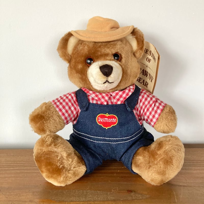 DELMONTE BRAWNY BEAR DAKIN デルモンテ ベア ぬいぐるみ 1985年