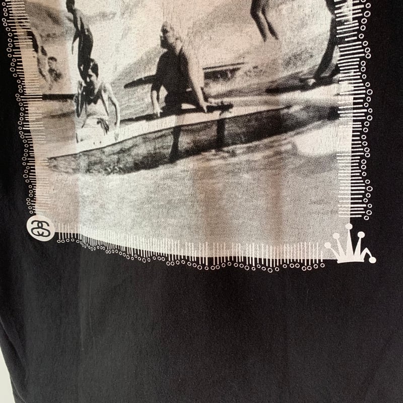 STUSSY 2000s OLD SURF S/S TEE OLD STUSSY vinta