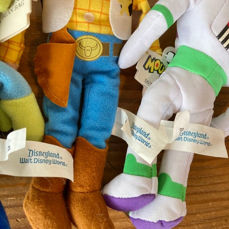 Disney TOY STORY トイストーリー ぬいぐるみ MOUSEKETOYS ウッディ バズ ハム レックス エイリアン 5点セット