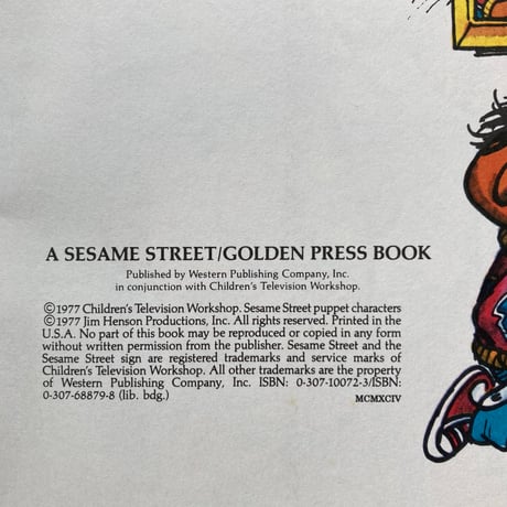 SESAME STREET The ERNIE＆BERT BOOK セサミストリート