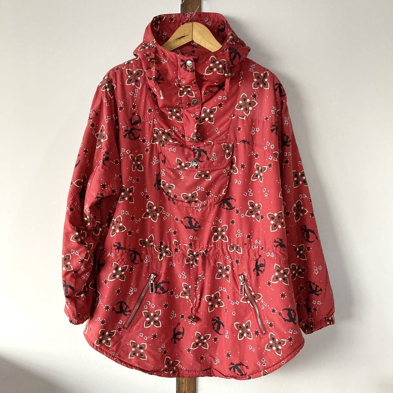 L.L.Bean 総柄 中綿 ナイロンアノラック 1980s | MILMOUNTAIN STORE