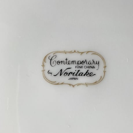 Noritake Contemporary Fine China ノリタケ 花柄レリーフプレート 1970～1980s