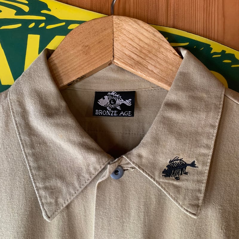 BRONZE AGE made in USA 1980s vintage WORK SHIRT BRONZE AGE made in USA 1980s vintage WORK SHIRT