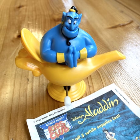 BURGER KING バーガーキング ミールトイ ALADDIN 1992年／GENIE【注意あり･商品説明をお読みください】