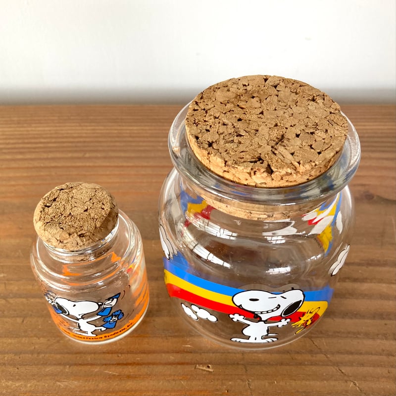 スヌーピー ガラスキャニスター 2セット SNOOPY スヌーピー ガラスキャニスター 2点セット | MILMOUNTAIN