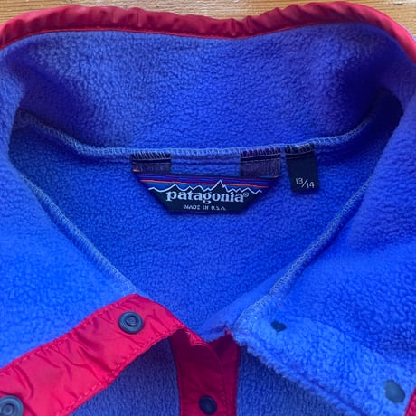 patagonia 1980s Snap-T Pullover  三角タグ Rマーク 前立てナイロン ポケット無し初期 パタゴニア 極美品 made in USA vintage special