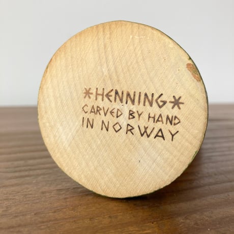 HENNING Wood Carving へニング木彫り彫刻／バイキング男性