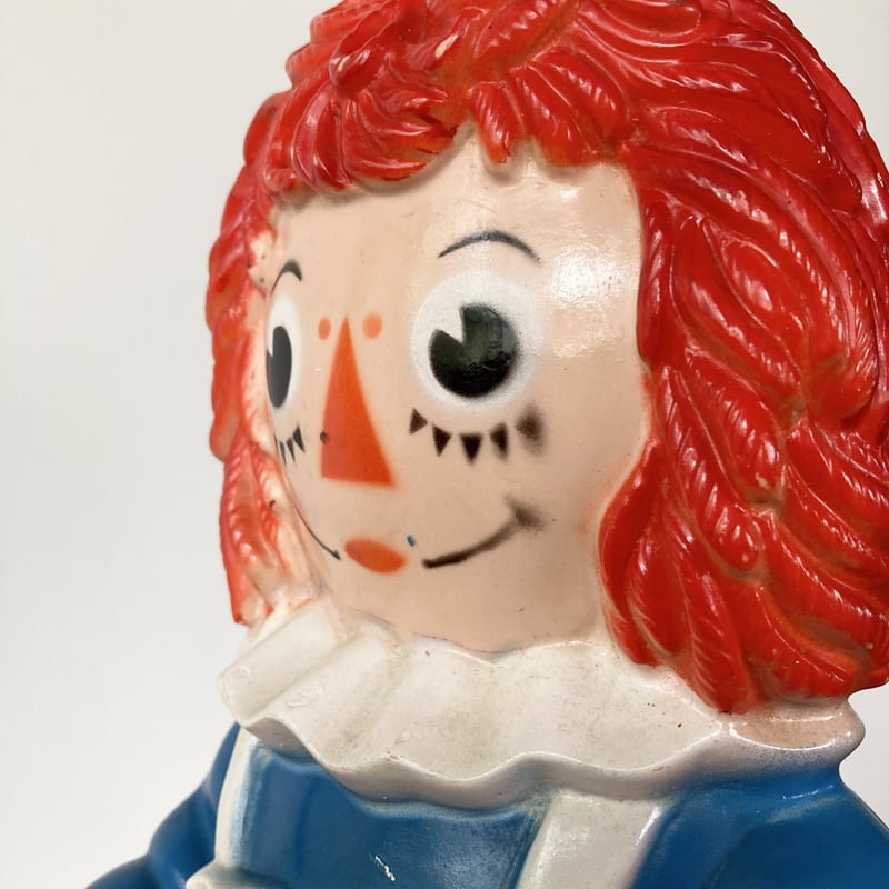 ヴィンテージ 1972年(訳あり)ラガディアン＆アンディ 貯金箱 2体セット RAGGEDY ANN BANK ラガディアン コインバンク MY TOY 1972年 | M