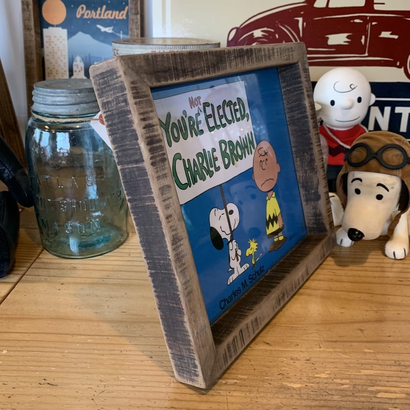 WOOD LIFE SERVICE no.9 snoopy peanuts オールドウッドフレ