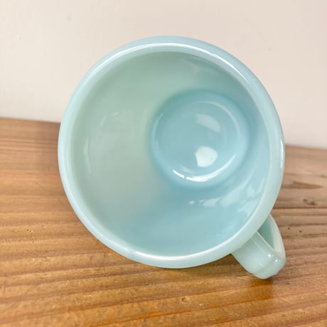 FIRE KING Turquoise Blue ターコイズブルー マグカップ