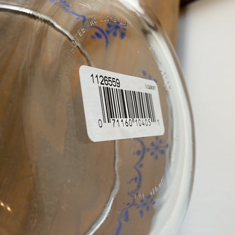 PYREX 4-cup Glass Food Storage Container パイレックス フタ付きガラスキャニスター／Snowflake