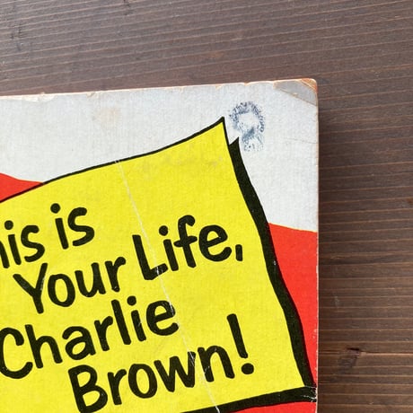 PEANUTS BOOK [THIS IS YOUR LIFE,CHARLIE BROWN!] ヴィンテージ ピーナッツコミック ペーパーバック／CHARLES M. SCHULZ ①
