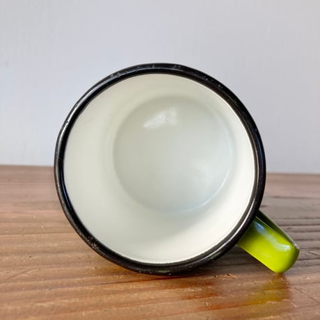 DECORA WARE ホーローマグカップ 緑 ①