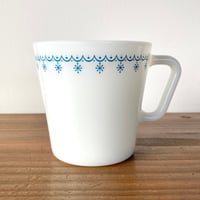 PYREX オールドパイレックス マグカップ／Snow Flake スノーフレーク ①