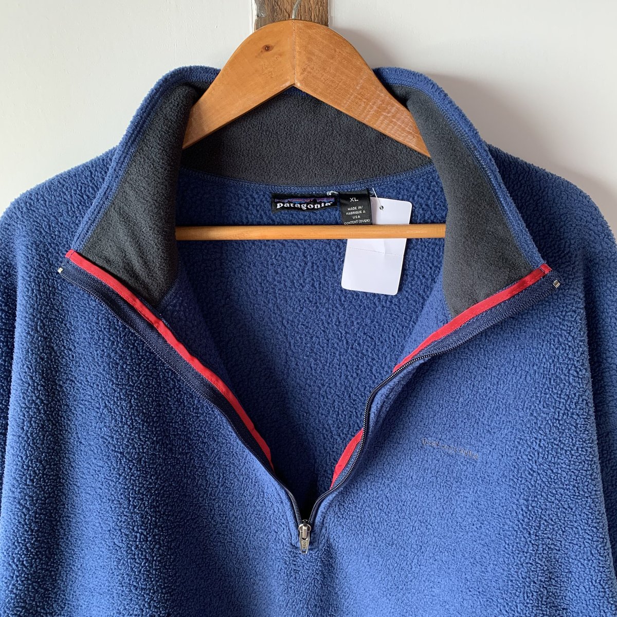 古着 90s USA製 Patagonia 「雪なし」 ハーフジップ フリース