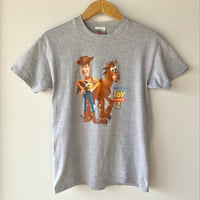 Disney TOY STORY2 トイストーリー2 ウッディ ブルズアイ S/S Tee MADE IN U.S.A.