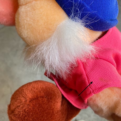 Disney The Seven Dwarfs "SNEEZY" 東京ディズニーランド 白雪姫と7人のこびと "くしゃみ” ぬいぐるみ 1980s