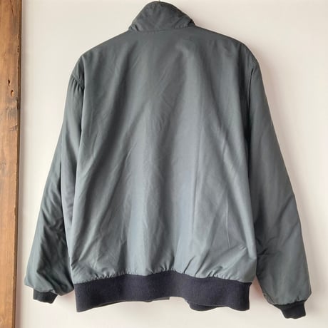 L.L.Bean エルエルビーン 極美品 1980s Warm-up Jacket made in USA ダークグレー 総柄 カタディン 山タグ ウォームアップジャケット VINTAGE