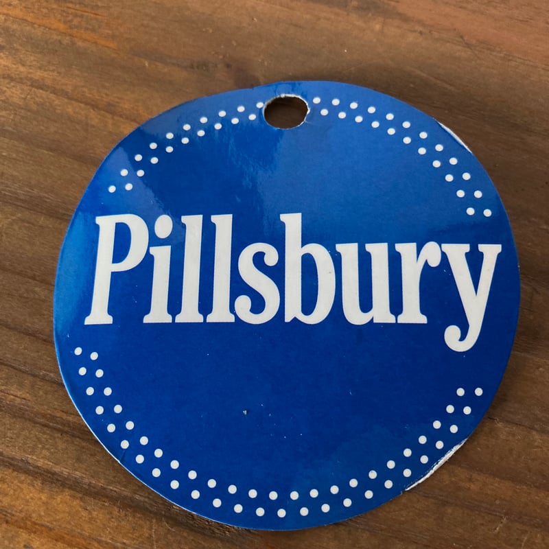 PILLSBURY Doughboy ドゥボーイ ソフビドール ネット入 紙タグ付き