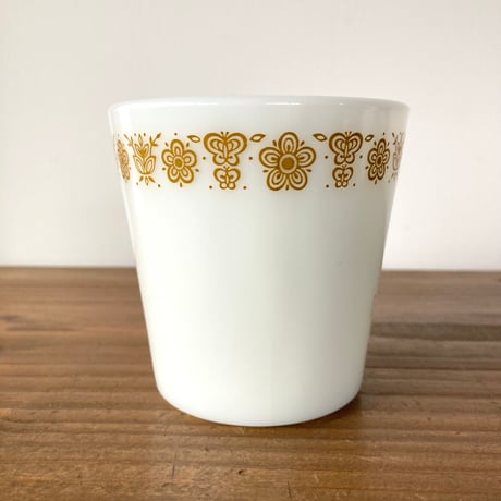 PYREX オールドパイレックス マグカップ／Butterfly Gold バタフライゴールド ②