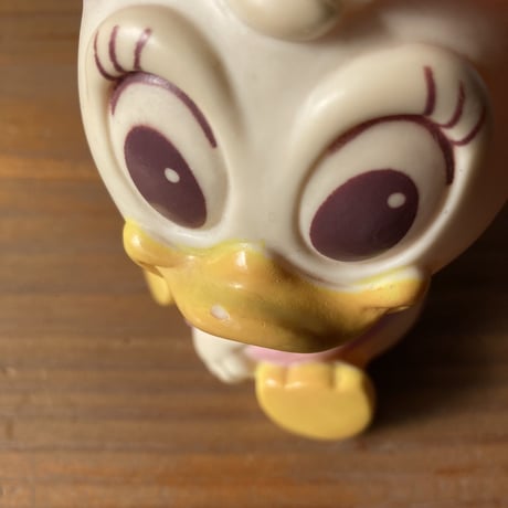 LEDRA PLASTIC ベビー デイジーダック Rubber Squeak Doll 1970s