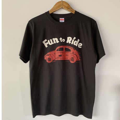 Fun to Ride！S/S TEE no.2 フロントプリント painted by PALOMA SIGNS