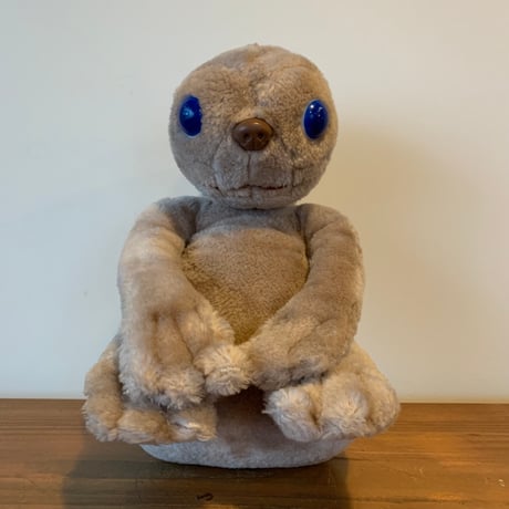 E.T. ぬいぐるみ③ blue eye  1982年 青目 初期 ヴィンテージ KAMAR SHOWTIME 1982 vintage