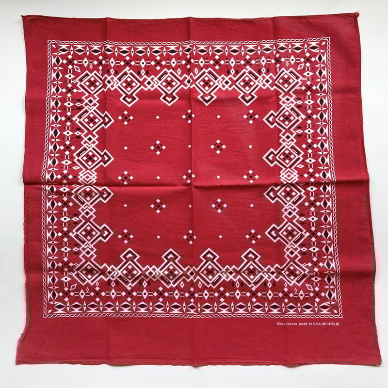 t*2様 【新品・レア】Lee ヴィンテージバンダナ レッド Lee】 1980～90s ウエスタン ヴィンテージバンダナ レッド | Pay ID