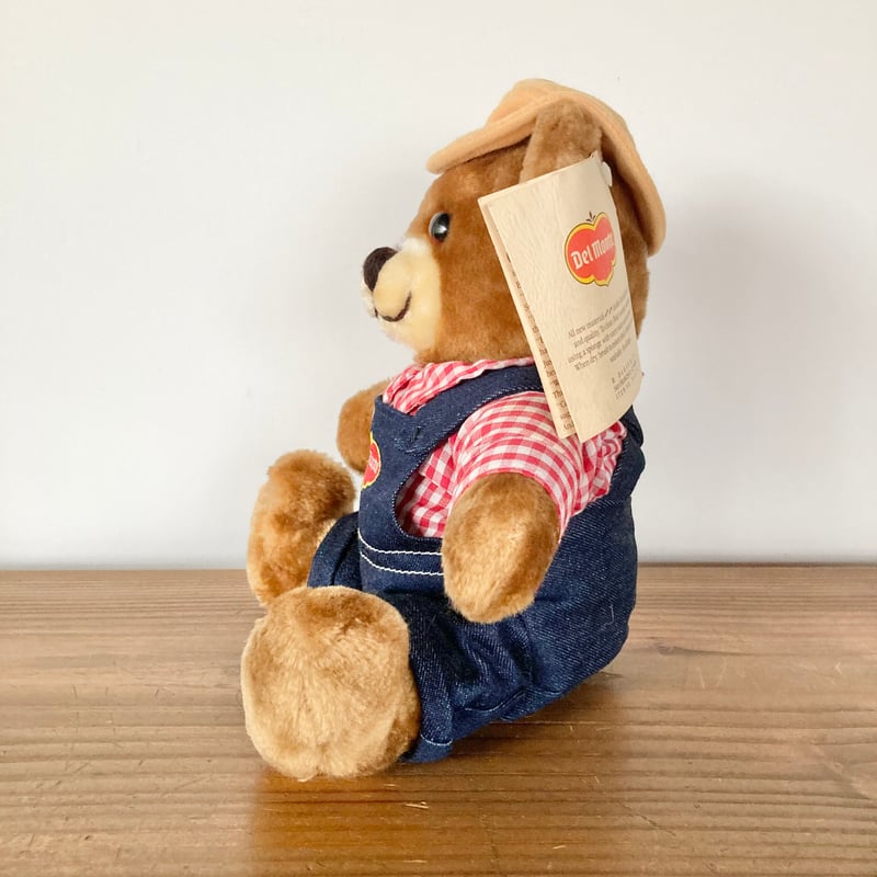 DELMONTE BRAWNY BEAR DAKIN デルモンテ ベア ぬいぐるみ 1985年