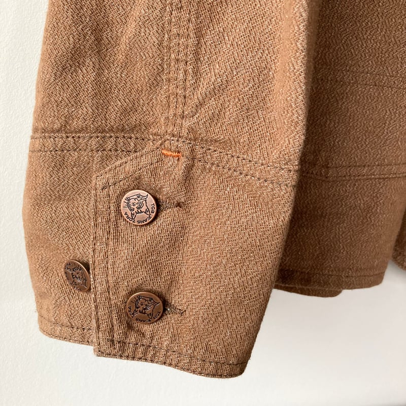 TCB JEANS TABBYS JACKET ブラウンデニム／42 NOS デッド