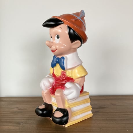 1970s PINOCCHIO BANK･PLAY PAL PLASTICS ピノキオ コインバンク 貯金箱