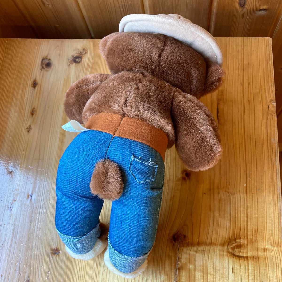 くまこのベア　チーベア　濃茶ショートモヘア mini ベア 茶色い子熊 マフラー12cm ぬいぐるみ すずきまみ 通販