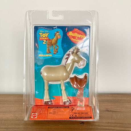 Disney TOY STORY2 BULLSEYE Mattel トイストーリー2 ブルズアイ ベンダブル